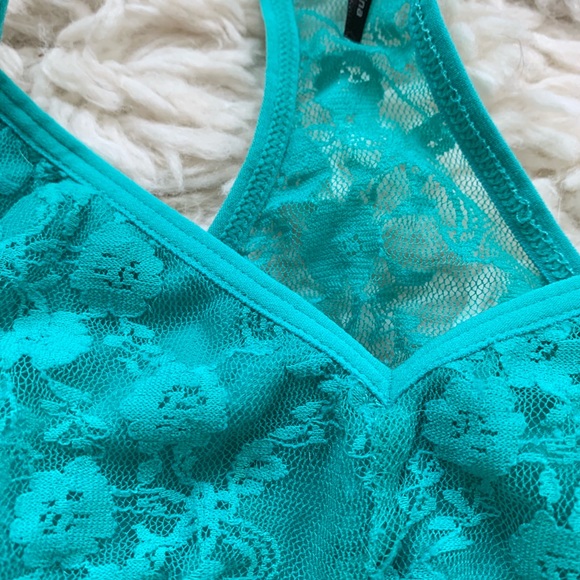 Nollie Teal Lace Bralette - Picture 4 of 7